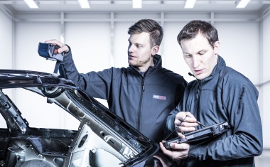 Kabelloses Handmessgerät zur Spalt- und Bündigkeitsbewertung auf Laserlichtschnitt-Basis für die Qualitätssicherung