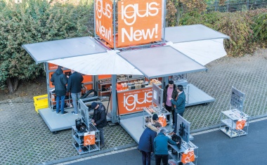 Igus startet mobile Hausmesse