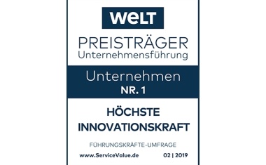Deutschlands innovativste Unternehmen ausgezeichnet