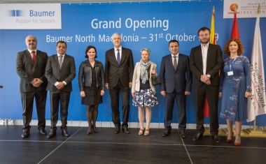 Baumer opens production site in northern Macedonia