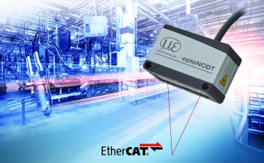 Fast and Accurate Laser Triangulation Sensors with Ethercat/Ethernet