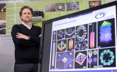 Optimized 3D-printing of optically active nanostructures