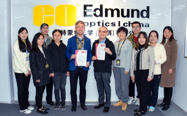 Edmund Optics China receives ISO 14064-1 certification