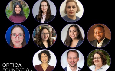 2025 Optica Ambassadors – 50 % from industry
