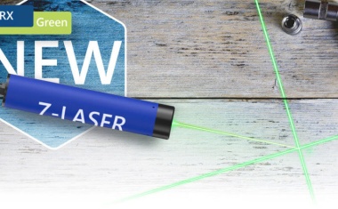 Positionierlaser in Grün