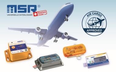 Datenlogger für Transport und Logistik air cargo approved