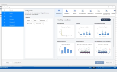 New version of a statistics software