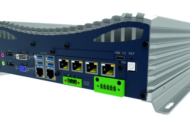 Fanless industrial PC for the DIN rail