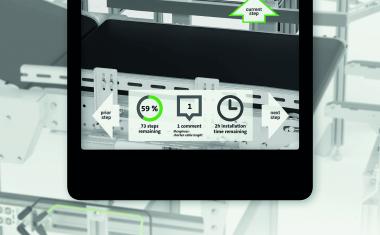 Digitales Assistenzsystem für die dezentrale elektrische  Installationstechnik mit visueller Führung im Feld