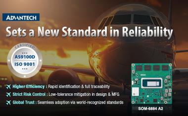 Advantech erhält AS9100-Zertifizierung für Luft- und Raumfahrt