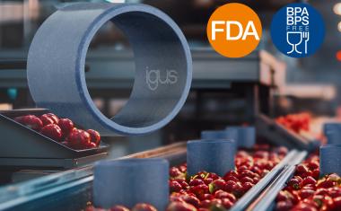 BPA-freier Gleitlagerwerkstoff für Lebensmittelmaschinen