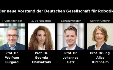 Deutsche Gesellschaft für Robotik wählt ersten regulären Vorstand unter Wolfram Burgard
