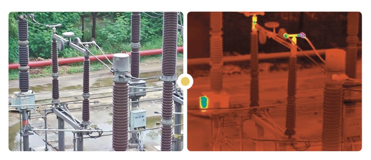 Die Abbildung zeigt eine typische Szene, die von einem Kamerasystem vermessen...