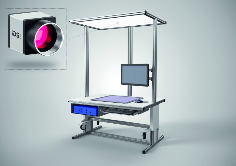 Montageassistenzsystem  Der Schlaue Klaus mit USB 3 uEye  CP Industriekamera...