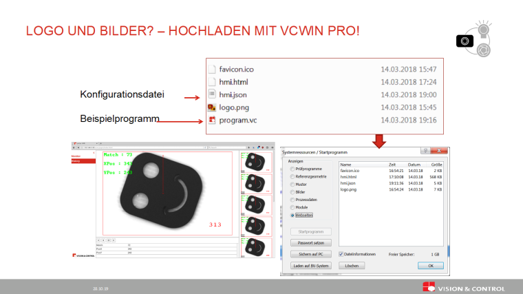 Web-HMI ermöglicht es, die Bedienoberfläche mit ­eigenen Logos und...