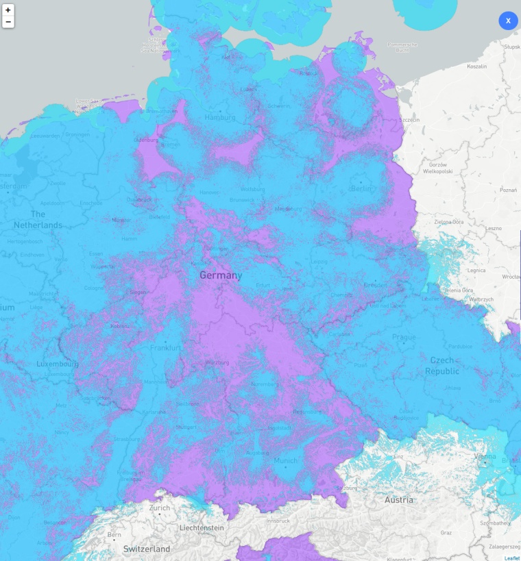 Das Sigfox-Netz soll bis Ende 2018 deutschlandweit verfügbar werden.