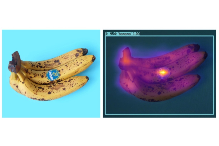 Die Heatmap visualisiert eine hohe Aufmerksamkeit bei dem Chiquita-Label der...