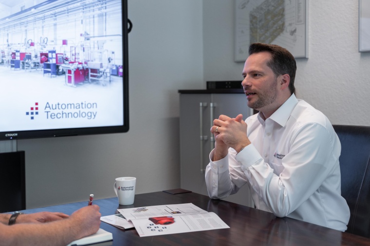 Daniel Seiler, Geschäftsführer von Automation Technology, im Interview. Bild:...