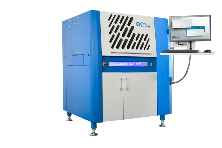 Das 3D-Kameramodul sorgt bei der Inline-3D-AOI Vario Line 3D  für weniger...