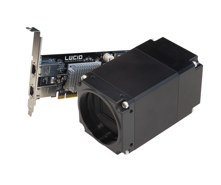 Die Kamera Atlas 10 von Lucid bietet 10GigE-Bandbreite mit Remote Direct Memory...
