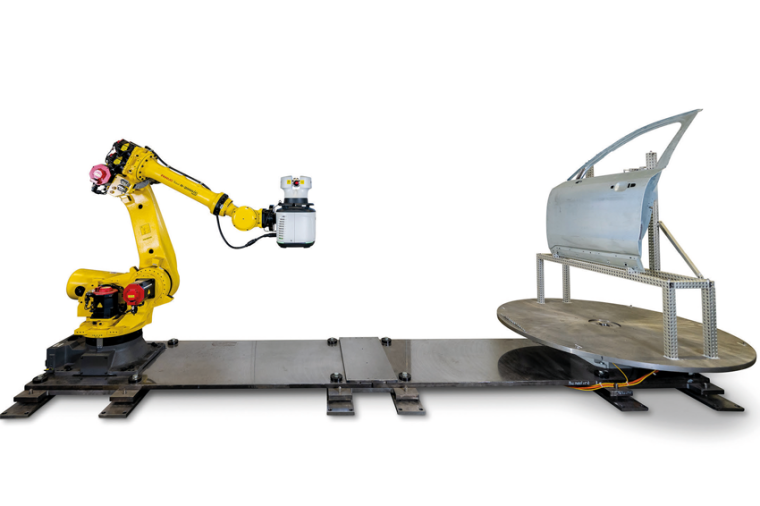 Die Apdis Intelligent Quality (IQ) Stations messen die Geometrie von mittleren...