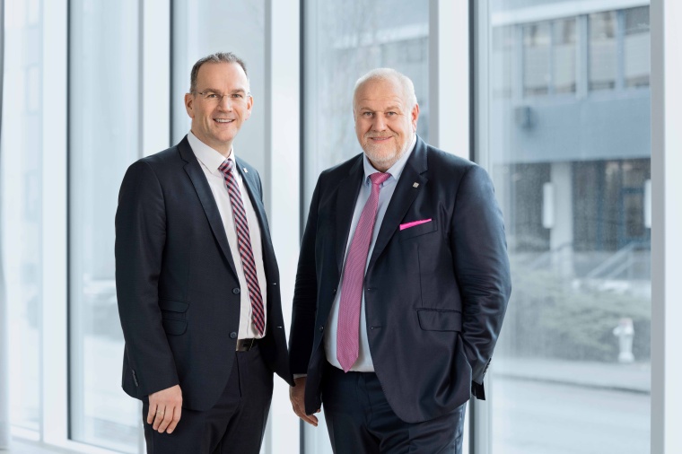 Peter Selders (li.) übernimmt als CEO, Matthias Altendorf (re.) wird neuer...