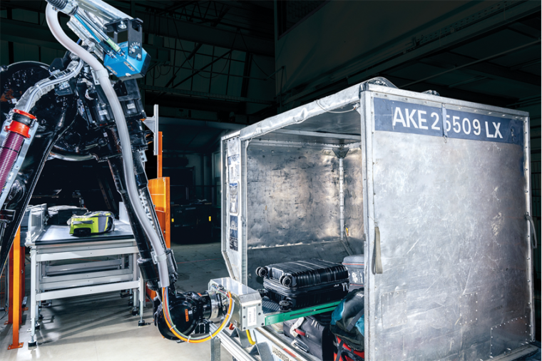 Das automatische Gepäckverladesystem von AAT Automation basiert auf einem...