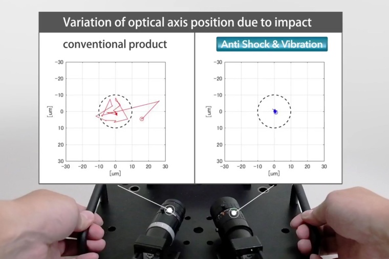 Elastic fixation maximizes Fujifilm Fujinon lenses with Anti Shock & Vibration...