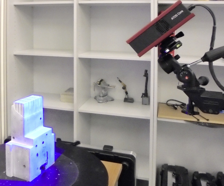 3D scanners using the triple scan principle ensured complete, flawless...