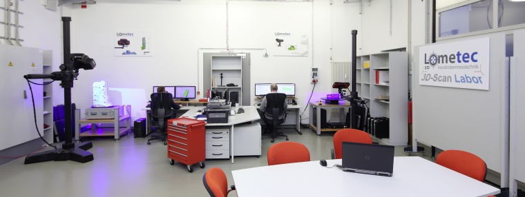 View into Lometec’s 3D scanning lab (Source: Lometec)
