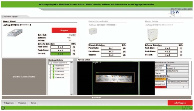 The SMAT facilitates manual packing by displaying a packing diagram  for the...