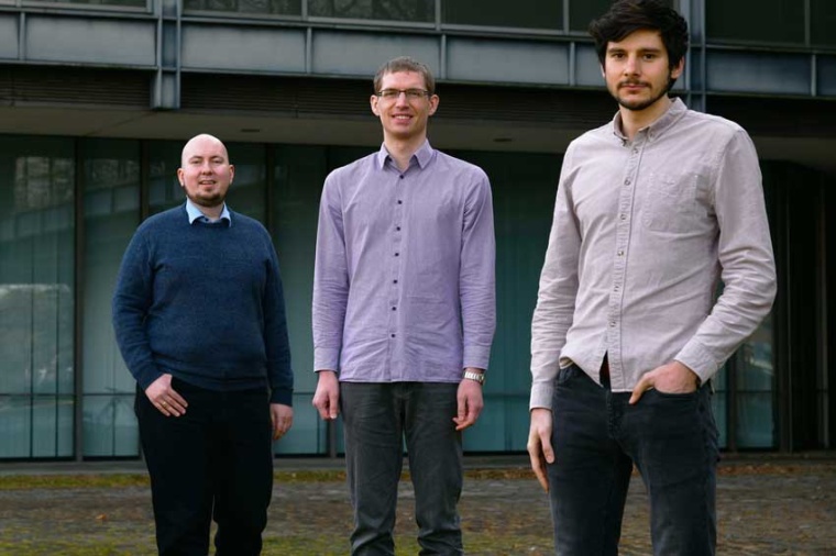 Kilian Fritsch, MSc, Dr Jürgen Raab, and Christian Franke, MSc (Source: HSU,...