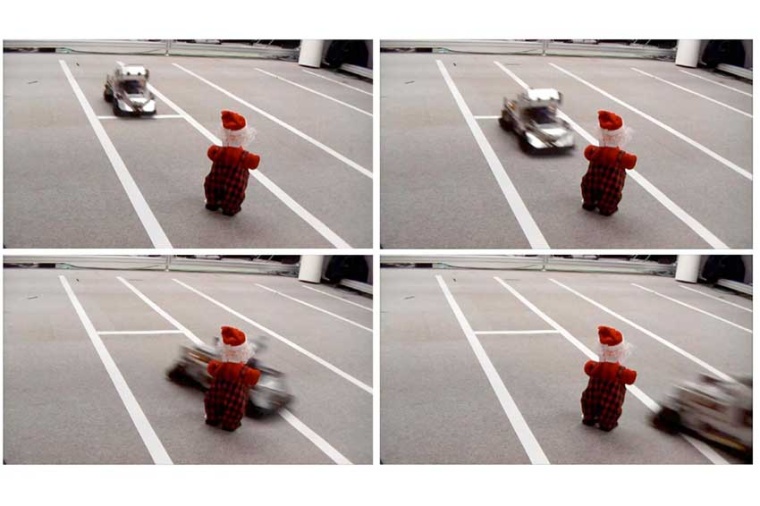 For testing a 1/10-scale robotic car has been used (Source: U. Tokyo /...