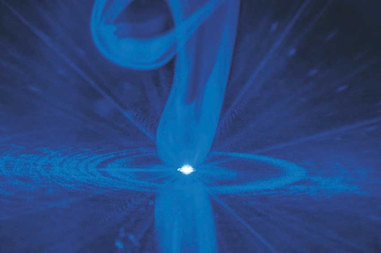 Joining process with a blue diode laser (Source: Fh. ILT)