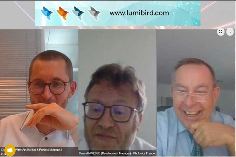 Lumibird at the Photonics Online Meeting #3 (Source: Photonics France)
