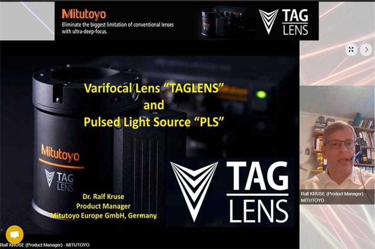 Mitutoyo at the Photonics Online Meeting #3 (Source: Photonics France)