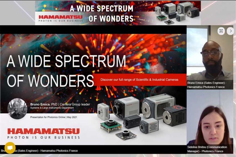 Lumibird at the Photonics Online Meeting #3 (Source: Photonics France)