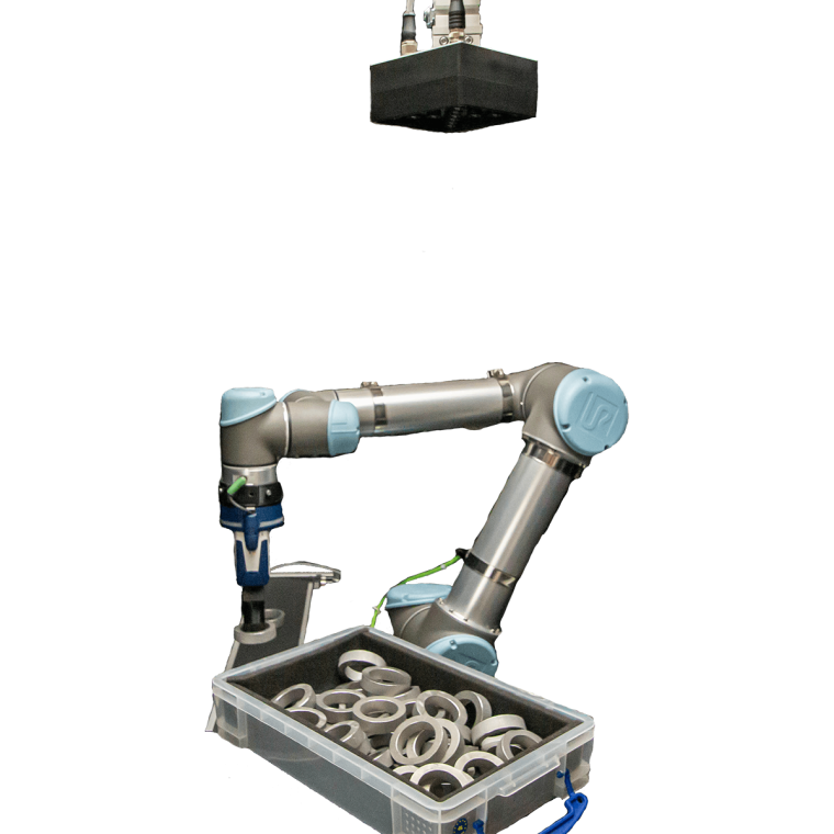 HD Vision Systems: Bin picking system Lumiscan Binpick (Image: HD Vision...