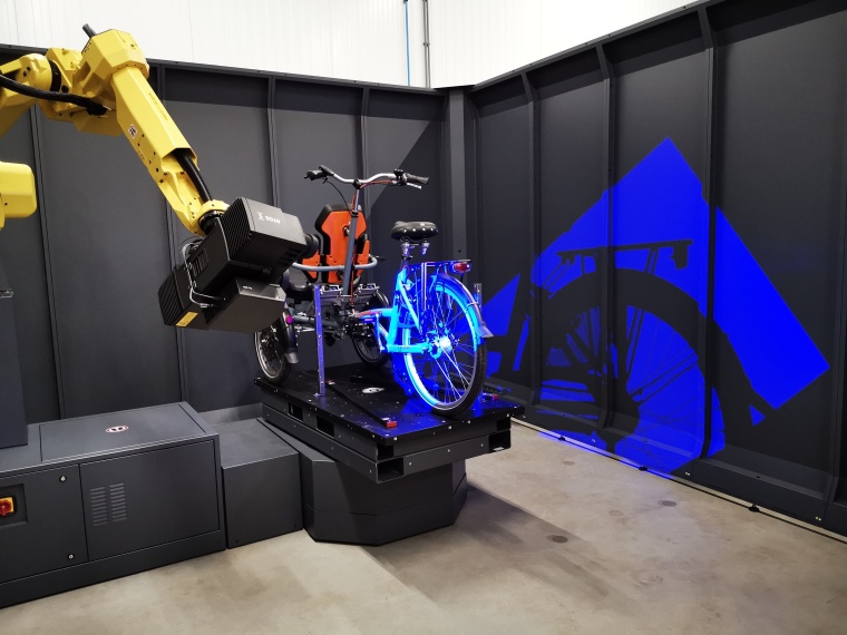 The full-area scans enable the bicycle manufacturer to inspect 100 percent of...
