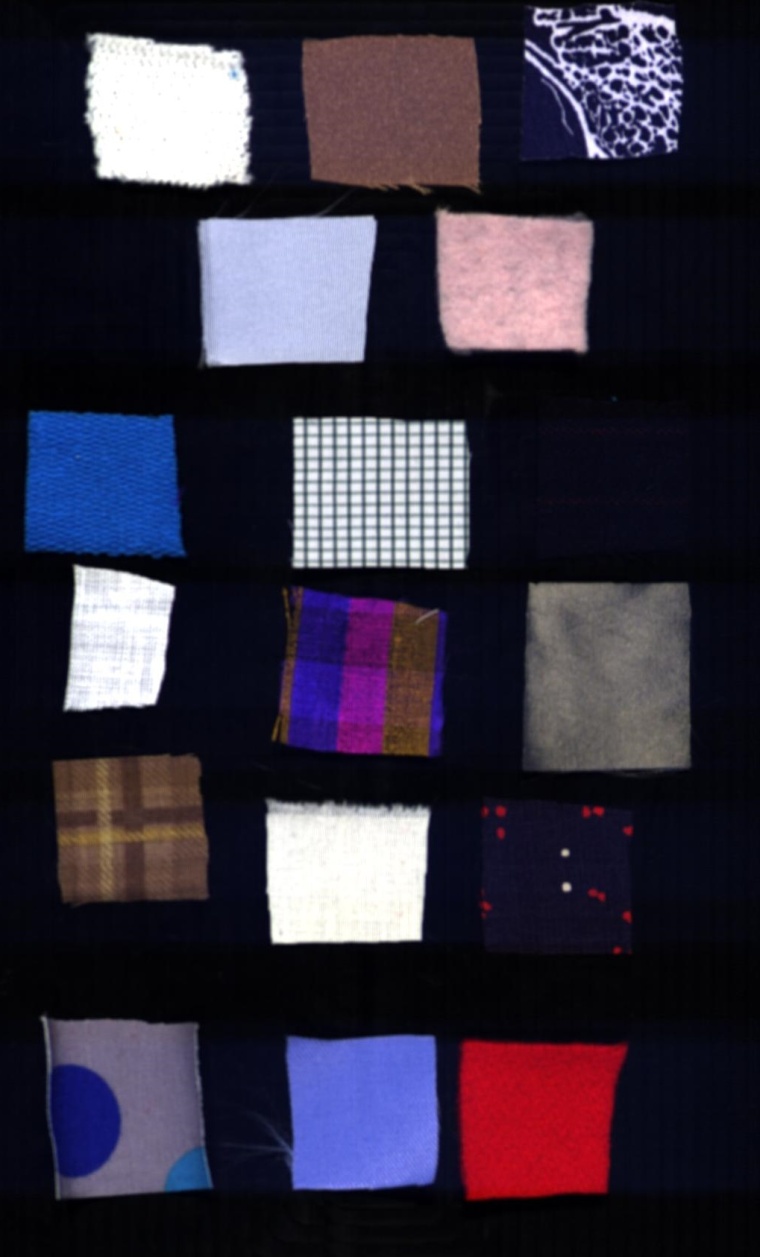 Picture of the samples. Images: Specim