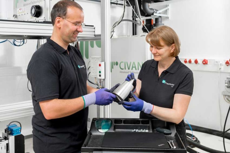 Thanks to CBC, the 13-kW laser can generate energy distribution patterns...