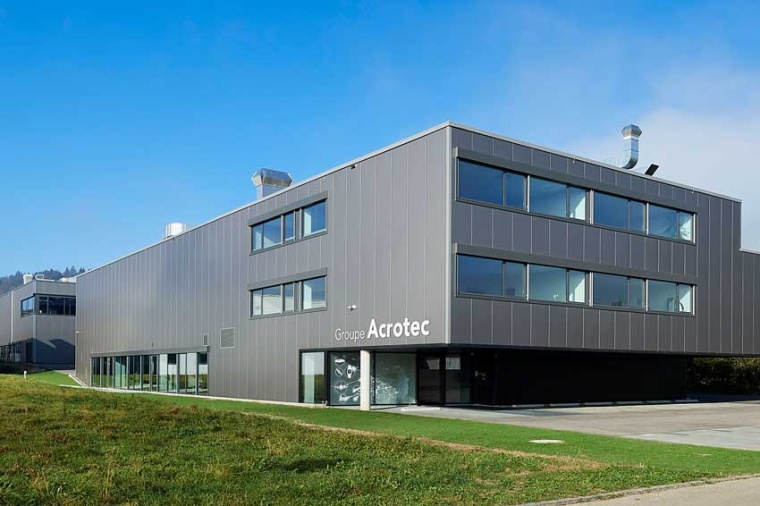 Acrotec group’s headquarters in Develier, Jura, Switzerland (Source: Acrotec)