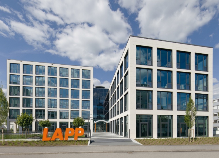 The European headquarters of the Lapp Group in Stuttgart-Vaihingen. Image: Lapp...