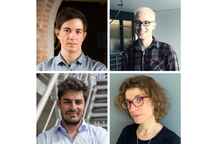 Clockwise from top left: Yoann Jestin, Piotr Roztocki, Stefania Sciara, Mattia...