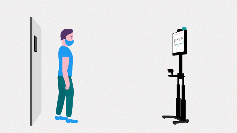 Luke AI from Nuvoola provides fast, non-contact covid-19 risk screening....