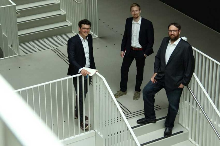 The Pruuve team, left to right: Dr Paul-Anton Will, Tim Achenbach, Dr Philipp...