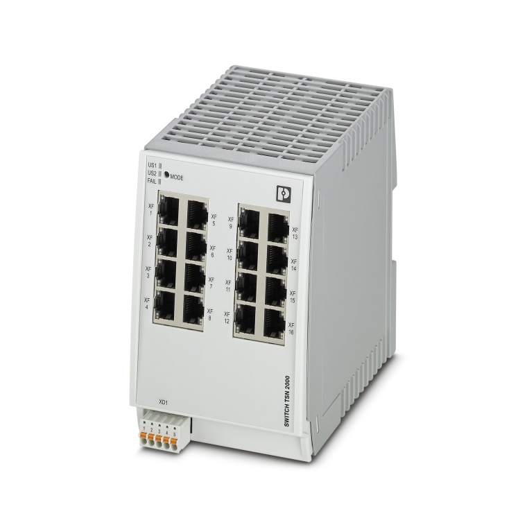 Industrial switch FL Switch TSN 2300 for Profinet via TSN. (Image: Phoenix...