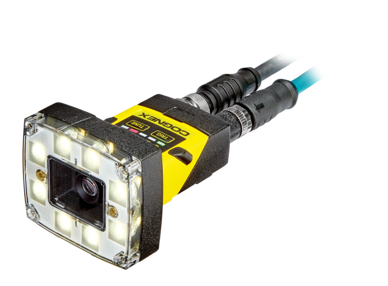 Cognex In-Sight 2000 ­image processing is responsible for the referencing and...