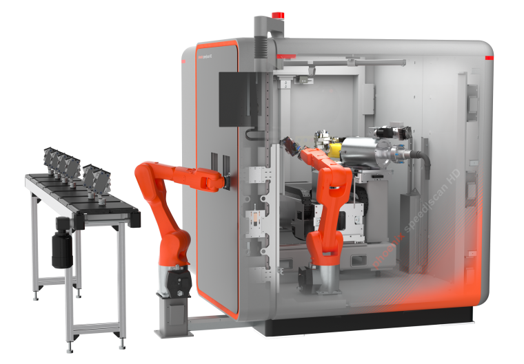 Phoenix Speed scan HD is acabinet system for ­production line industrial CT....