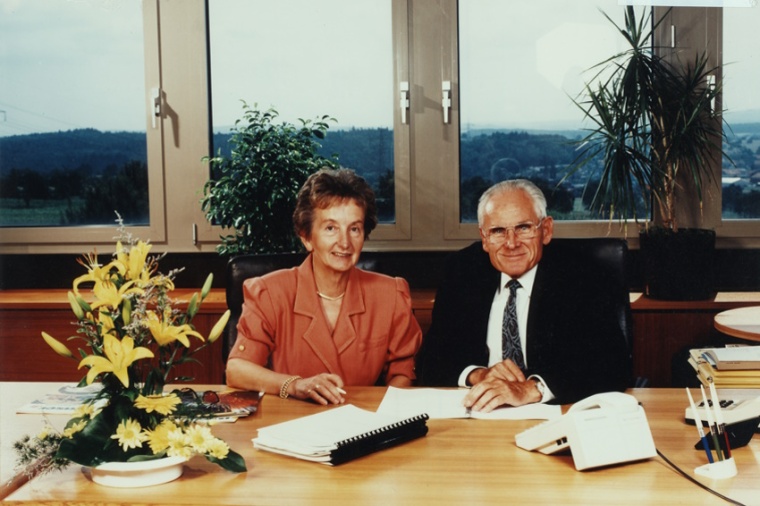 Heinz G. and Liselotte Lossau. Image: Polytec